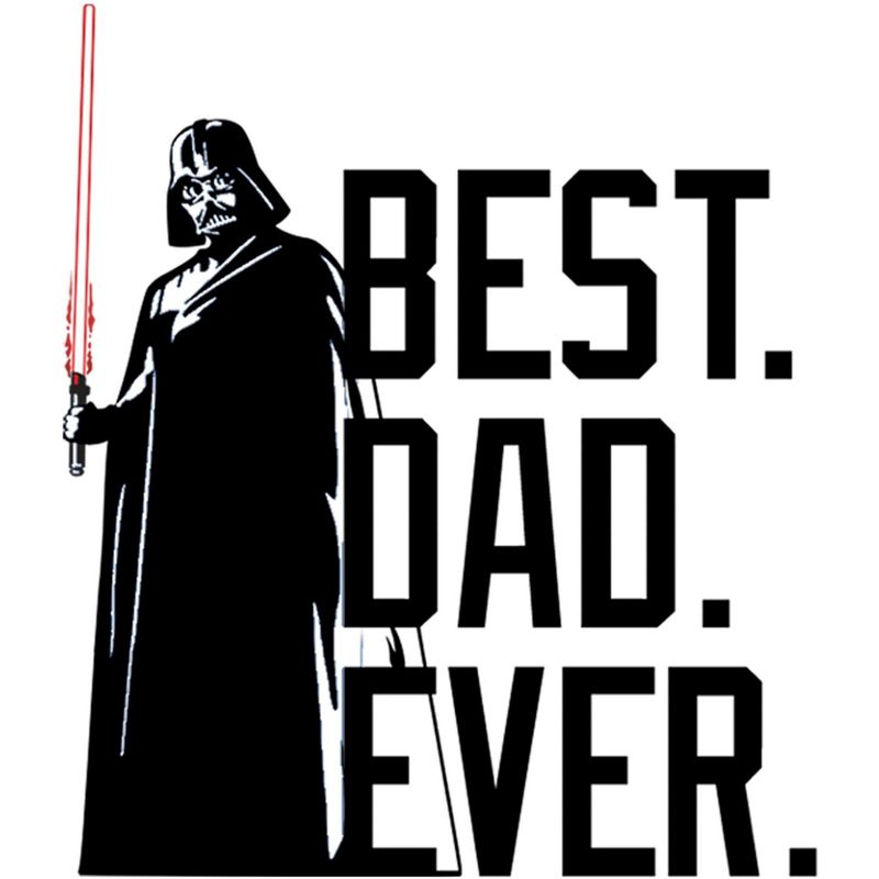 Men's Star Wars Darth Vader Best. Dad. Ever. Baseball Tee, 2 of 5