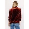 Velvet Jackets for Women's 3/4 Sleeve Open Front Velvet Cardigan - 2 of 4