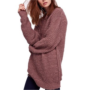 Free People Womens Menace Solid Tunic Sweater - 1 of 1