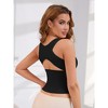 INSPIRE CHIC Women's Front Hook Closure Tummy Control Slimming Tops with Bulit in Bra Body Shapers - 2 of 4