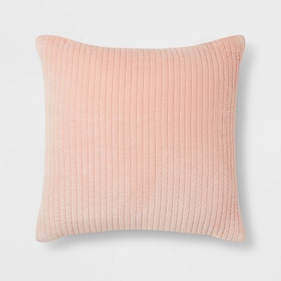 Oversized Quilted Cotton Velvet Throw Pillow - Threshold™