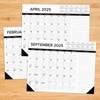 Willow Creek Press Black And White 2025 22"x17" Large Monthly Deskpad: Desktop Calendar, Paper, January-December, Glue Binding - image 2 of 4