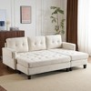CAVINAS 83.4" L-Shaped Sectional Sofa,Mordern Modular Couch with 1 Reversible Chaise Lounge and 2 USB Ports,Modern Cloud Couch Sectional - 2 of 4
