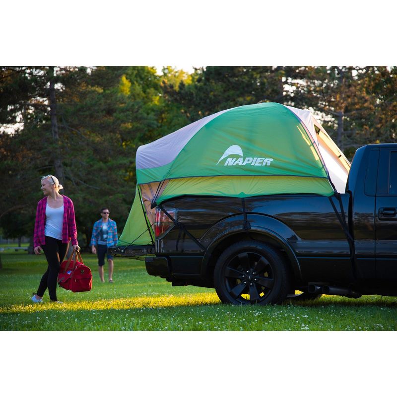 Napier Backroadz 13 Series 3 Season 2 Person Camping Tent with Rain Fly and Carry Bag for Full Size Crew Cab Truck Bed 5.5 to 5.8 Feet, 5 of 7