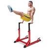 Costway Multi-function Dip-up Station Power Tower Adjustable Height Home Gym Training - 3 of 4