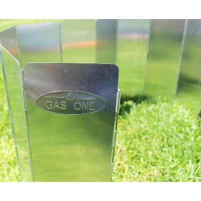 GasOne Aluminum 10 Plates Windscreen For Use with GasOne Stove and Other Backpacking Stoves, Camping Stoves, Butane Stoves, Alcohol Stoves