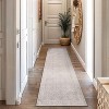 World Rug Gallery Elise Blue Distressed Medallion Indoor Rug – Flat Pile, Washable with Non-Slip Backing - 2 of 4