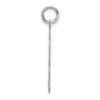 Black Bow Jewelry Sterling Silver, Athletic Collection, Large Polished Number 13 Pendant - 2 of 4