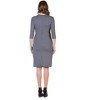 Womens Draped in Style Knee Length V-Neck Dress - 24seven Comfort Apparel™ - 3 of 4