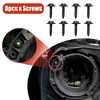 Unique Bargains Round Retaining Bracket Ring with Headlight Metal Ring for Jeep TJ 7" 1 Set - 4 of 4