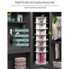 Rotating Shoe Rack Tower, 360° Round Rotating Storage Tower, White Spinning Shoe Rack Tower Shoe Storage - 3 of 4
