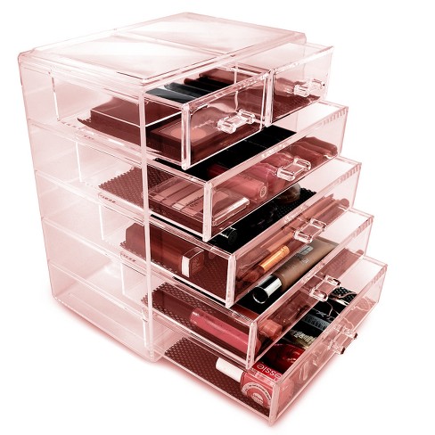 Sorbus Cosmetic Makeup and Jewelry Storage Case Tower Display