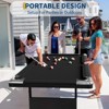 7 Ft Billiards Table,Portable Foldable Pool Table,Pool Tables for Full Size,Includes Full Set of Billiard Balls,Cues,Chalk&Brush for Family Game RooM - 2 of 4