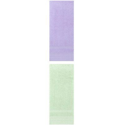 Unique Bargains Striped Pattern Soft Comfort Hand Towels for Bathroom Camp 4 Pcs 14" x 30"