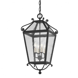Troy Lighting Santa Barbara County 4 - Light Wall Light in  French Iron Clear Seeded Shade - 1 of 1