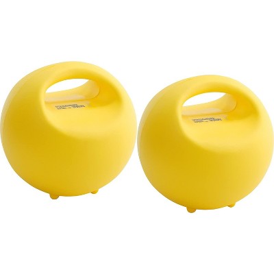 Gymnic Adjustable Exercise Bowls Set of 2 - Yellow