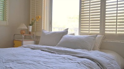 King Size White Linen and Cotton Duvet Cover Set