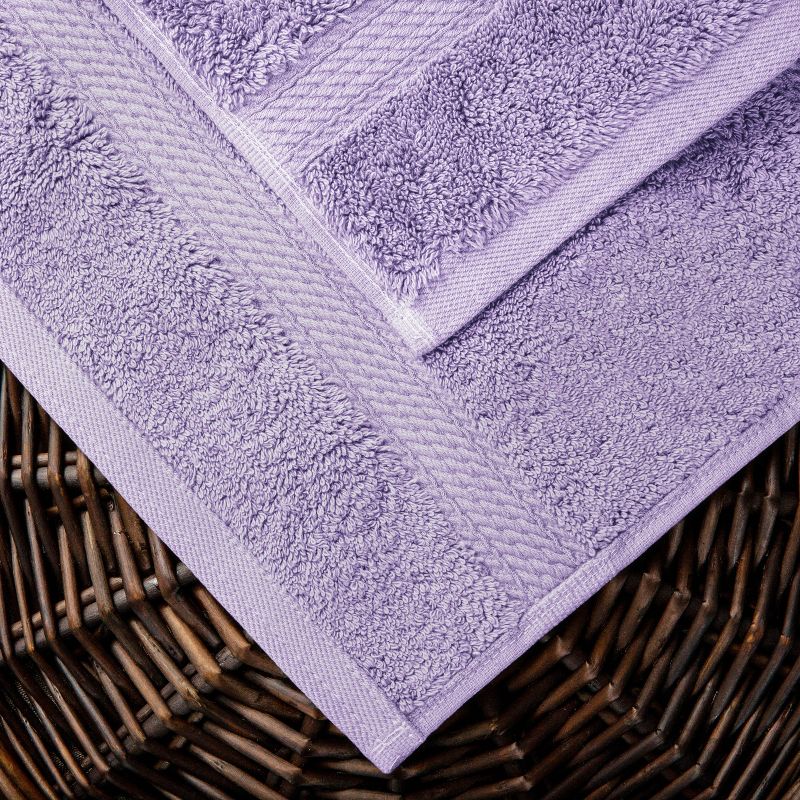 Premium Cotton 800 GSM Heavyweight Plush Luxury 2 Piece Bath Towel Set by Blue Nile Mills, 6 of 10