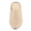 Allegra K Women's Pointed Toe Slip on Block Heel Slide Mules - 2 of 4