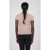 Yogalicious Womens 2 Pack Crew Neck Logan Fitted Short Sleeve Top - 3 of 4