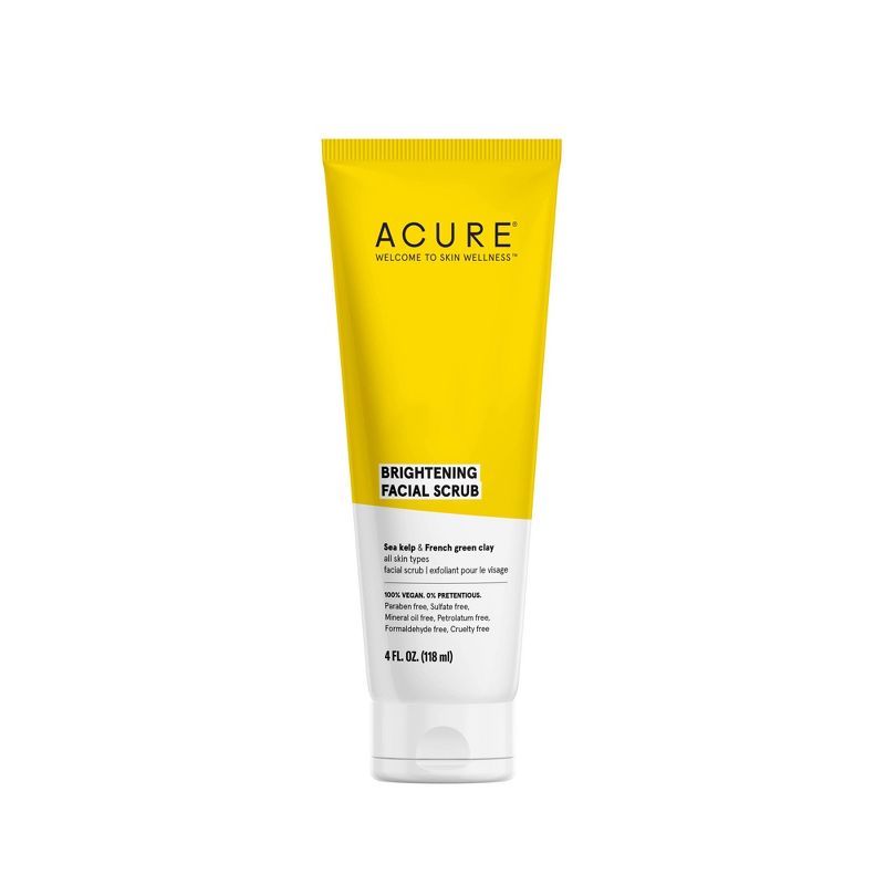 Acure Brightening Facial Scrub - Unscented - 4 fl oz, 1 of 15