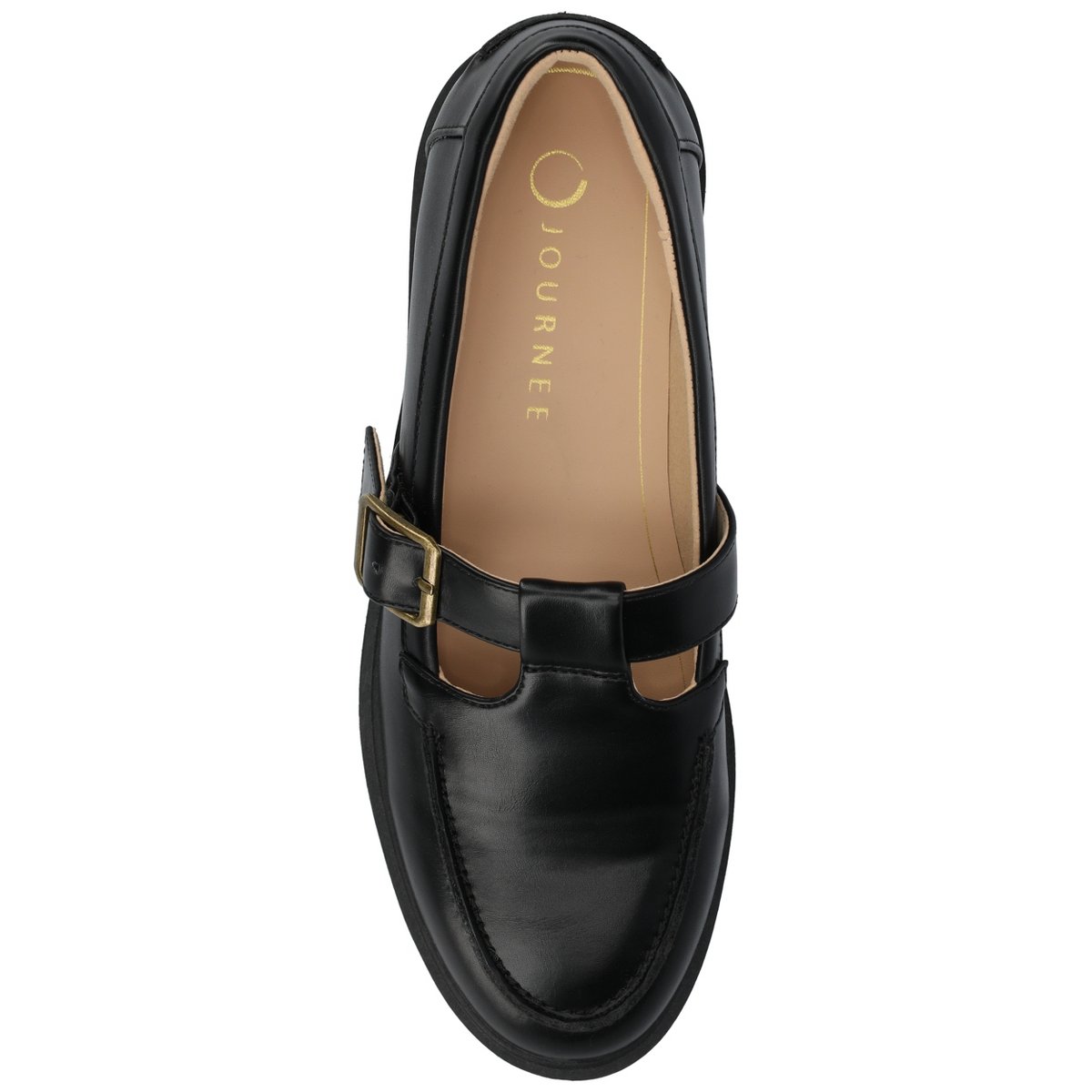 Женские туфли Journee Collection Journee Women's Corina Mary Jane Loafer, Black 8 — фото 4