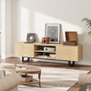 WhizMax TV Stand for 65-80", Entertainment Center with 2 Drawers and Heavy Duty Support Leg, Wooden Media Cabinet TV Console Table - 4 of 4