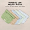 5pk Lumi Muslin Burp Cloths for Baby Boys, Girls, Organic Baby Burp Cloths, Burping Cloths for Babies - 4 of 4