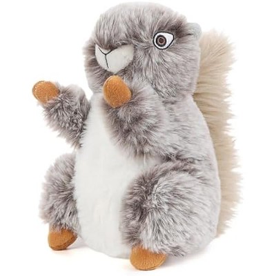 DODODOLA Dog Toys Plush Squirrel Stuffed Animals Chew Toy Soft Squeaky Gift for Small Medium Big Large Dogs Pet