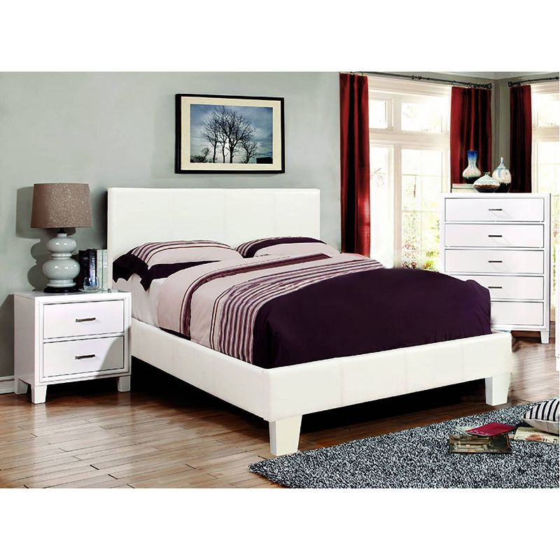 Frank Leatherette Upholstered Bed - HOMES: Inside + Out, 4 of 7