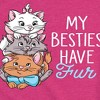 Girls' - Disney - The Aristocats My Besties Have Fur Fitted Short Sleeve Graphic T-Shirt - 2 of 4