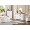 6 Drawers Dresser for Bedroom,Chest of Drawers with Wide Metal Handle,Farmhouse Modern Wooden Dresser,Natural Texture,Storage Organizer - 2 of 4