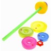 Ready! Set! Play! Link Adjustable Barbell Toy Set With 8 Different Weight Plates - image 3 of 4