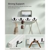 Coat Rack Wall Mount, Coat Hooks Wall Mounted, 4 Double Metal Hooks for Bags, Hats, Towels, for Entryway, Living Room Loads up to 35.3 lb - 3 of 4