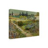 Trademark Fine Art -Van Gogh 'Garden At Arles' Canvas Art - 4 of 4