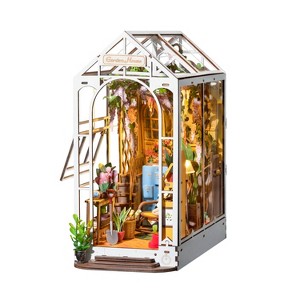 Hands Craft DIY Miniature House Kit Flower House: Art & Craft Activity for 14+ Years, Includes Instructions, Requires AAA Batteries - 1 of 4