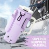 BABYYER Water Bottle Carrier Bag with Phone Pocket for Stanley 40oz Tumbler Neoprene Water Bottle Holder Pouch - 2 of 4