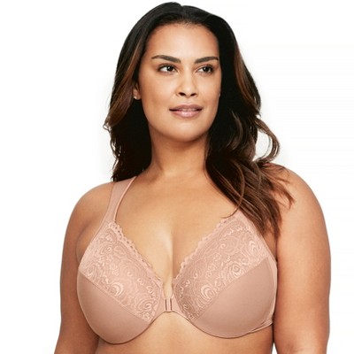 Glamorise Womens Magiclift Original Support Wirefree Bra 1000 Mocha 50dd :  Target