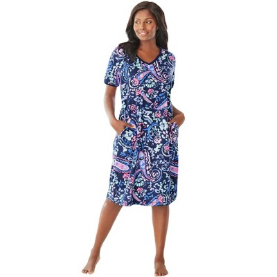 Dreams & Co. Plus Size Short T-Shirt Lounger