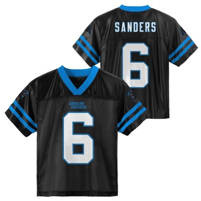 Nfl Carolina Panthers Toddler Boys Short Sleeve Sanders Jersey