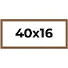PosterPalooza | Panoramic Classic Gold Picture Frame - UV Acrylic, Foam Board Backing, Hanging Hardware - 2 of 4