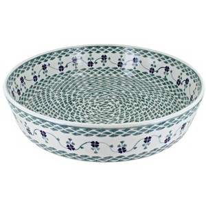 Blue Rose Polish Pottery M192 Manufaktura Large Round Baker - 1 of 1