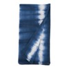 Saro Lifestyle Modern Tie Dye Table Napkin with Striped Pattern (Set of 4), 20", Blue - 3 of 4