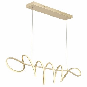 George Kovacs Lighting Astor 1 - Light Island Pendant Light in  Soft Gold - 1 of 1