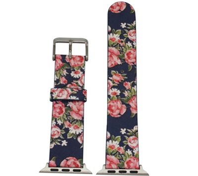 Olivia Pratt Leather Animal Print Apple Watch Band.
