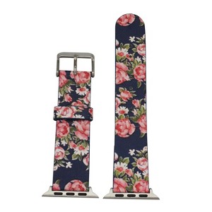 Olivia Pratt Leather Animal Print Apple Watch Band. - 1 of 4