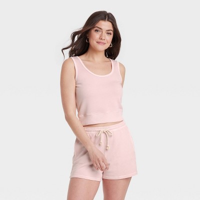 Women's Leisure Studio French Terry Tank Top - Universal Thread™
