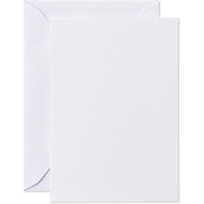 10ct Blank Stationery Note Cards Solid Blue - Spritz™ : Target