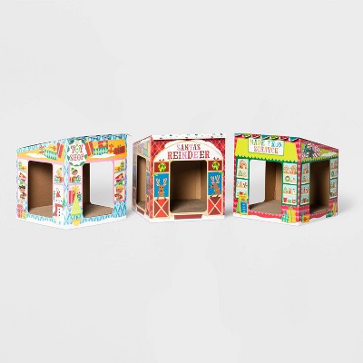 Christmas Village Cat Scratcher House - 3pk - Wondershop™