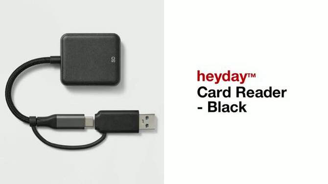 Card Reader - heyday&#8482; Black, 2 of 5, play video